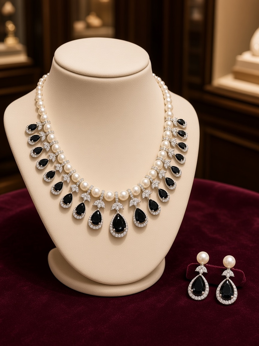 Ebony Pearl Set