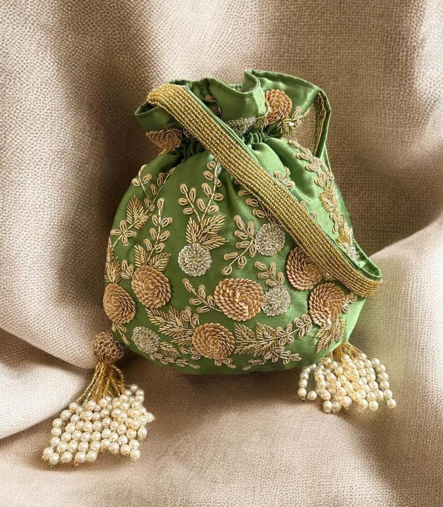 Pistachio Zardozi